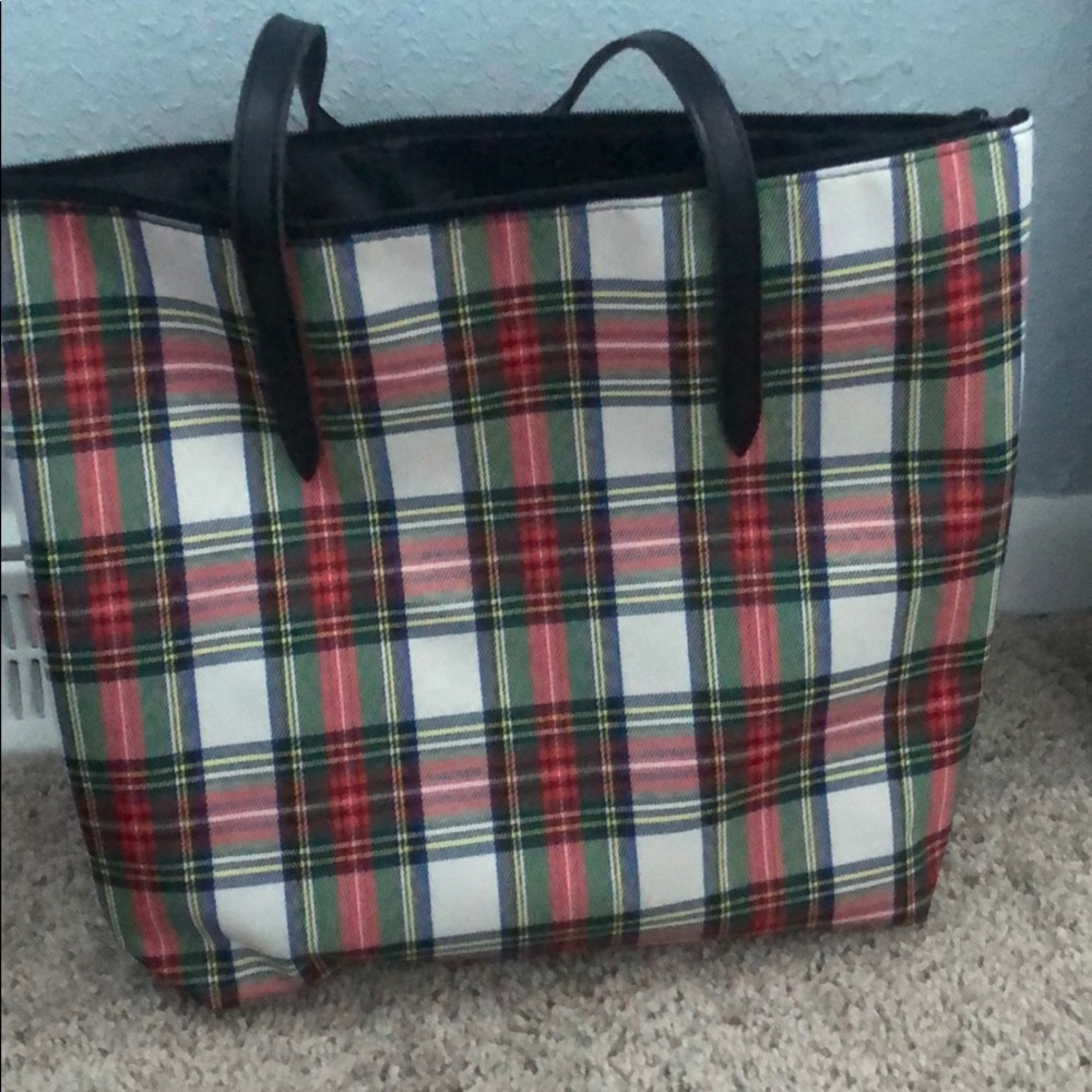 Plaid Tote Bag